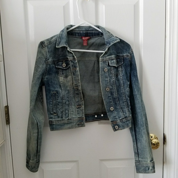 Jean Crop Jacket - Picture 1 of 3